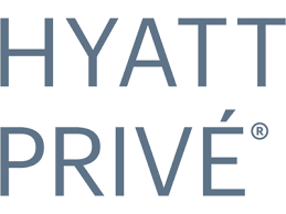 The image displays the logo with the text "HYATT PRIVÉ" in a modern font.